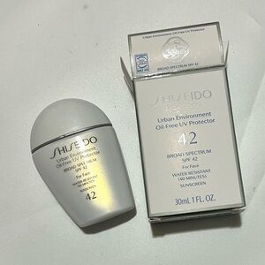 SHISEIDO URBAN ENVIRONMENT OIL FREE UV PROTECTOR SPF 42 FOR FACE 1 OZ New In Box
